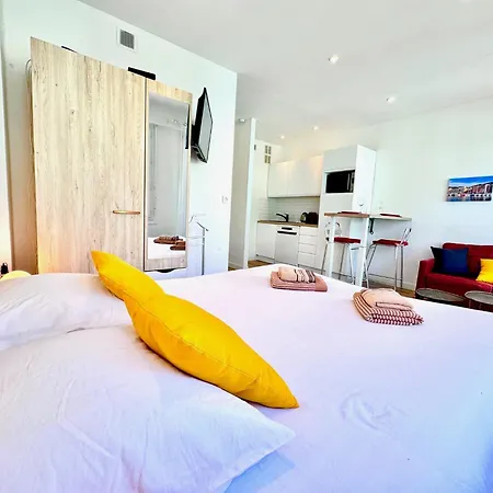 Apartament Riviera - Balcon Lenval Sea View With Ac Promenade Des