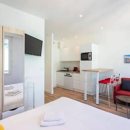 #19 Lenval - Balcon Lenval Sea View With Ac Promenade Des Anglais * ניס